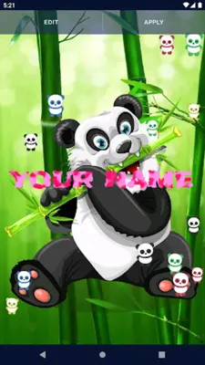 Panda Kawaii Live Wallpaper android App screenshot 6